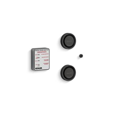 Kohler Invigoration Series Tandem Digital Steam Adapter Kit - Matte Black