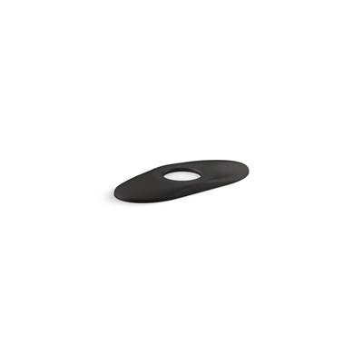 Escutcheon plate, 6'' - Matte Black