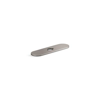 Kohler Tone Three-hole kitchen faucet escutcheon - Vibrant Stainless