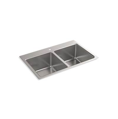 Kohler Prologue 33'' Top-/undermount Double-bowl Kitchen Sink