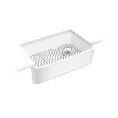 Kohler Ironridge 34'' Undermount Single-bowl Farmhouse Kitchen Sink - White