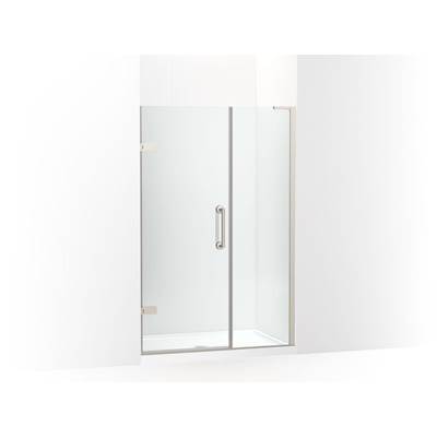 ComponentsE 71-3/4'' H pivot shower door with 3/8''-thick glass