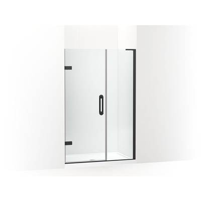 ComponentsE 71-3/4'' H pivot shower door with 3/8''-thick glass
