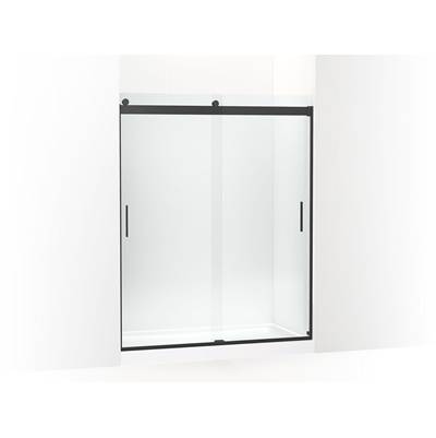 Kohler Levity Sliding Shower Door, 74'' H X 56-5/8 - 59-5/8'' W, with 1/4'' Thick Crystal Clear...