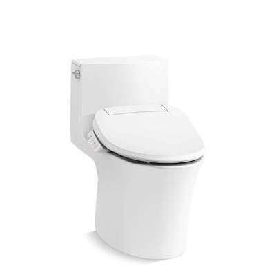 Kohler Veil Hidden cord one-piece elongated toilet with skirted trapway, dual-flush - White