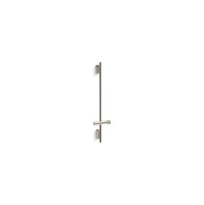Kohler Statement 32'' deluxe slidebar with integrated water supply - Vibrant Polished Nickel