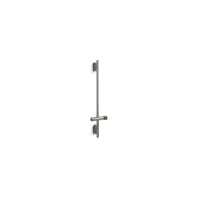 Kohler Statement 32'' deluxe slidebar with integrated water supply - Vibrant Brushed Nickel