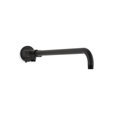 Kohler Wall-mount rainhead arm with 3-way diverter - Matte Black