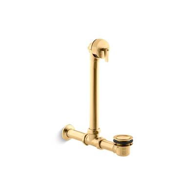 Kohler Iron Works Exposed Bath Drain for Above-the-floor Installation - Vibrant Brushed Moderne...