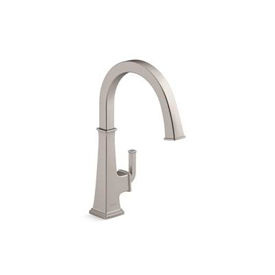 Kohler Riff Single-handle bar sink faucet - Vibrant Stainless