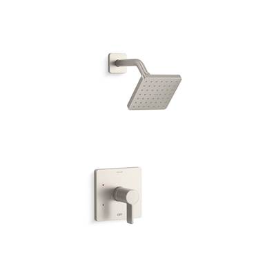 Kohler Parallel Rite-temp Shower Trim Kit, 2.5 Gpm - Vibrant Brushed Nickel