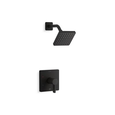 Kohler Parallel Rite-temp Shower Trim Kit, 2.5 Gpm - Matte Black