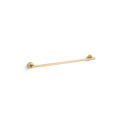Elate 24'' towel bar - Vibrant Brushed Moderne Brass