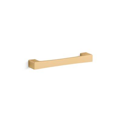 Kohler Honesty 5'' cabinet pull - Vibrant Brushed Moderne Brass
