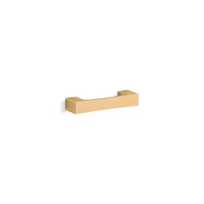 Kohler Honesty 3'' cabinet pull - Vibrant Brushed Moderne Brass