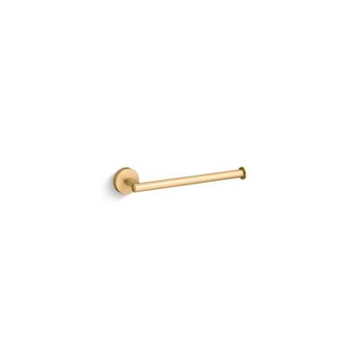 Elate 9'' towel arm - Vibrant Brushed Moderne Brass