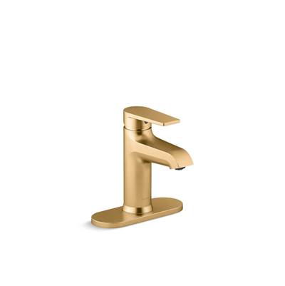 Kohler | Hint | Widespread Bathroom Sink Faucet - Vibrant Brushed Moderne Brass