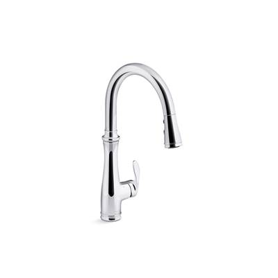 Bellera Touchless pull-down kitchen sink faucet with three-function sprayhead