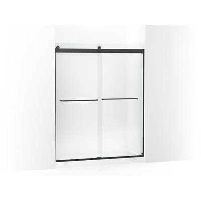 Kohler Levity Sliding Shower Door, 74'' H X 56-5/8 - 59-5/8'' W, with 1/4'' Thick Frosted Glass -...