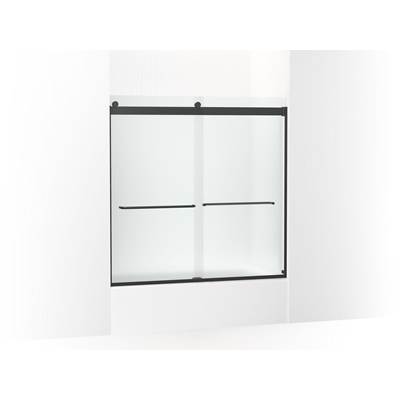 Kohler Levity Sliding Bath Door, 59-3/4'' H X 56-5/8 - 59-5/8'' W, with 1/4'' Thick Frosted Glass...