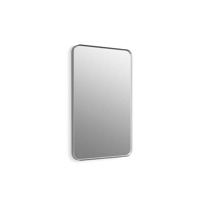 Essential 22'' x 34'' rectangular framed mirror - Polished Chrome