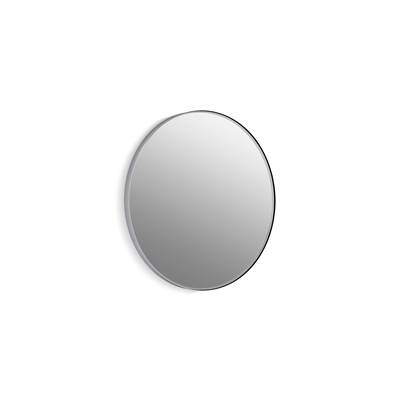 Essential 28'' round framed mirror - Polished Chrome