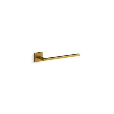 Kohler Square Towel arm - Vibrant Brushed Moderne Brass