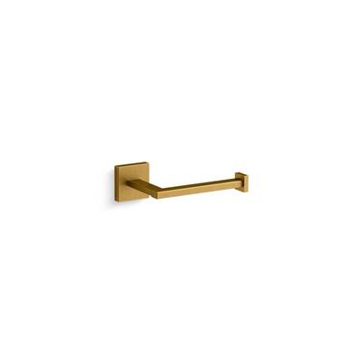 Kohler Square Toilet paper holder - Vibrant Brushed Moderne Brass
