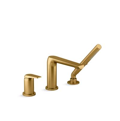 Avid Deck-mount bath faucet with handshower