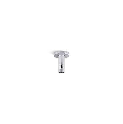 Kohler Statement 3'' ceiling-mount single-function rainhead arm and flange - Polished Chrome