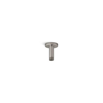 Kohler Statement 3'' ceiling-mount single-function rainhead arm and flange - Vibrant Brushed Nickel