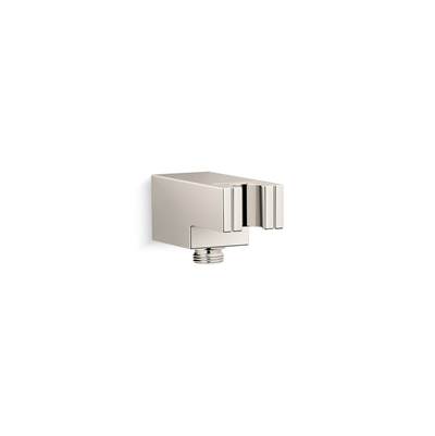 Kohler Statement Wall-mount handshower holder with supply elbow and check valve - Vibrant Polished Nickel