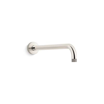 Kohler Statement 15-1/2'' wall-mount single-function rainhead arm and flange - Vibrant Polished Nickel