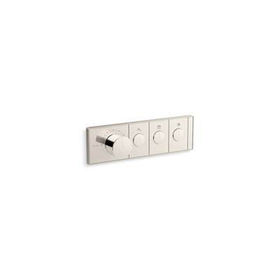 Anthem Three-outlet recessed mechanical thermostatic valve control