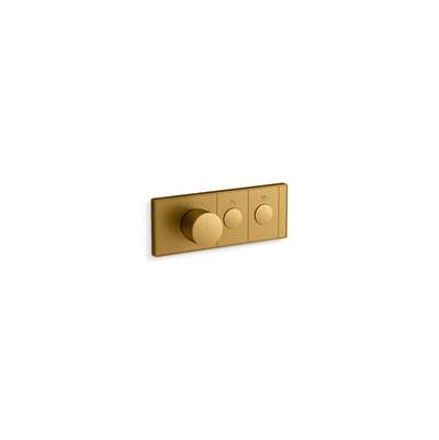 Anthem Two-outlet recessed mechanical thermostatic valve control