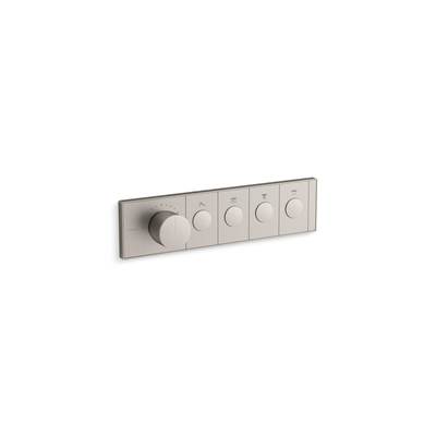 Anthem Four-outlet recessed mechanical thermostatic valve control