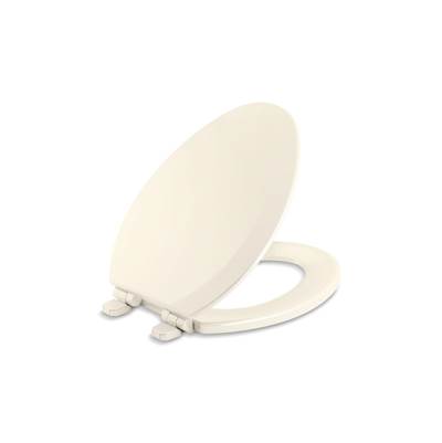 Kohler TrikoE Quiet-CloseE elongated toilet seat - Biscuit