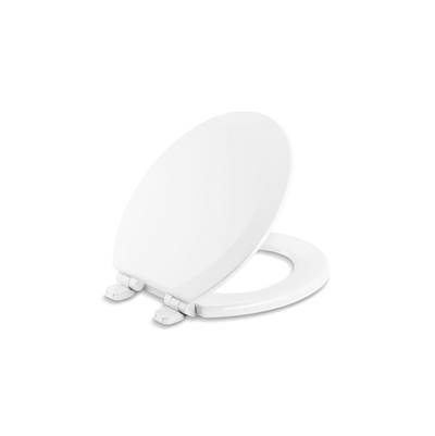Kohler TrikoE Quiet-CloseE round-front toilet seat - White