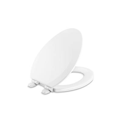Kohler TrikoE Quiet-CloseE elongated toilet seat - White