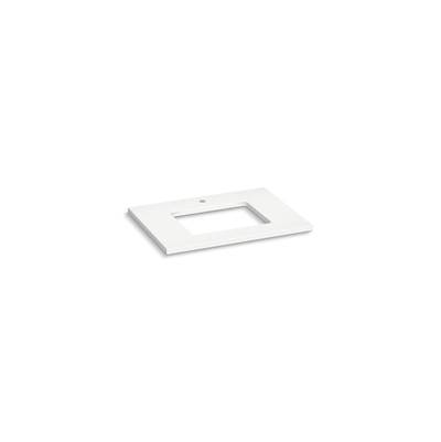 Silestone 31'' quartz vanity top with rectangular cutout