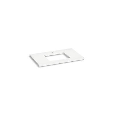 Silestone 37'' quartz vanity top with rectangular cutout
