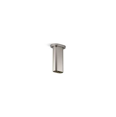 Kohler Statement 5'' ceiling-mount two-function rainhead arm and flange - Vibrant Brushed Nickel