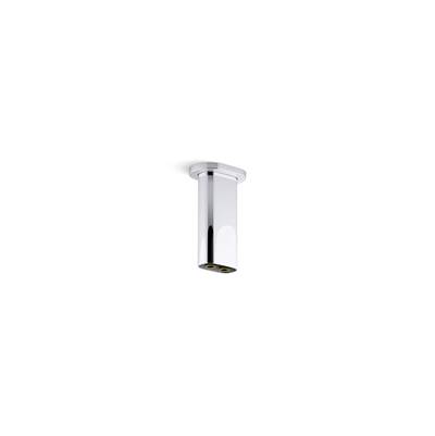 Kohler Statement 5'' ceiling-mount two-function rainhead arm and flange - Polished Chrome