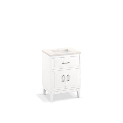 Seer 24'' bathroom vanity cabinet with sink and quartz top