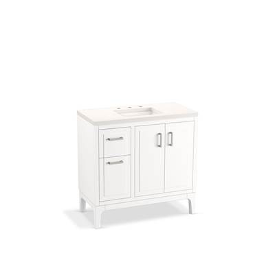 Seer 36'' bathroom vanity cabinet with sink and quartz top