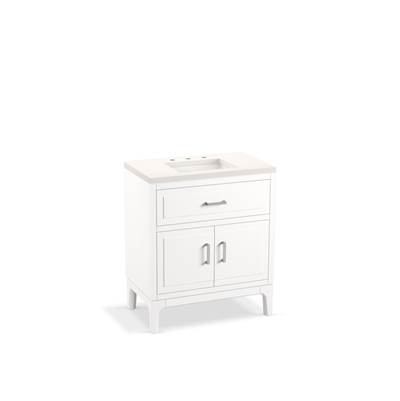 Seer 30'' bathroom vanity cabinet with sink and quartz top