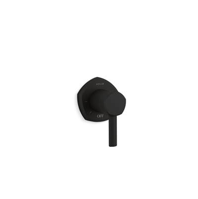 Kohler Occasion Mastershower Volume Control Valve Trim with Lever Handle - Matte Black
