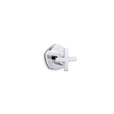 Kohler Occasion Mastershower Transfer Valve Trim with Cross Handle - Polished Chrome
