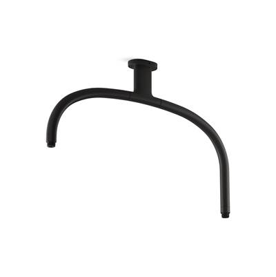 Kohler Statement Ceiling-mount single-function dual rainhead arm - Matte Black