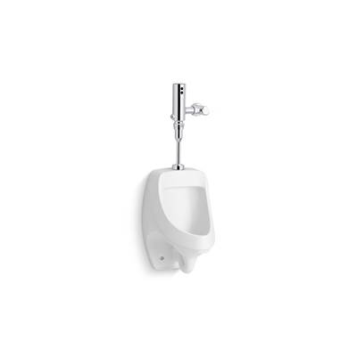 DexterE Antimicrobial urinal with Mach Tripoint touchless 0.125 gpf HES-powered flushometer